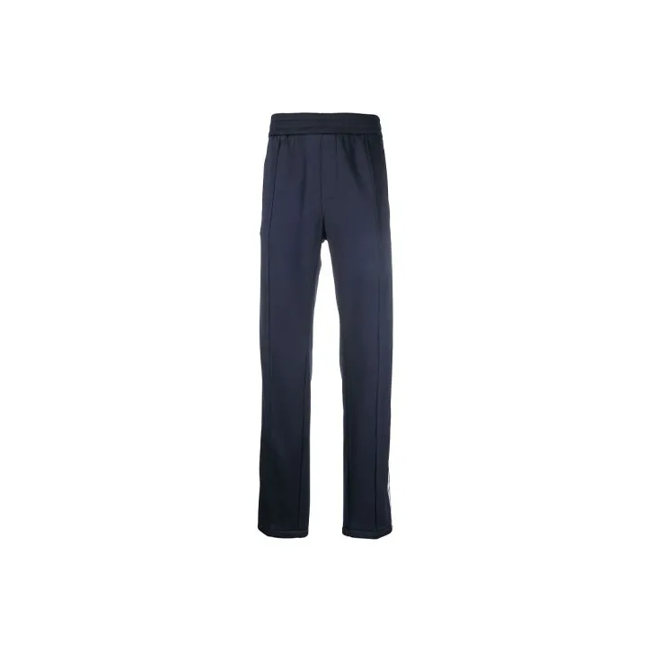 VERSACE Knitted Sweatpants Men Blue-0