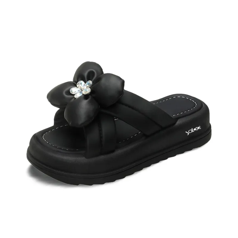 Yalu Preferred EVA Slip Resistant Abrasion Resistant Slide Slippers Women's-0