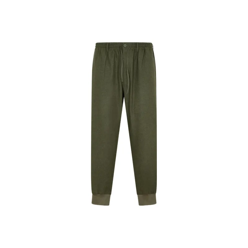 Y 3 Knitted Sweatpants Men Green-0