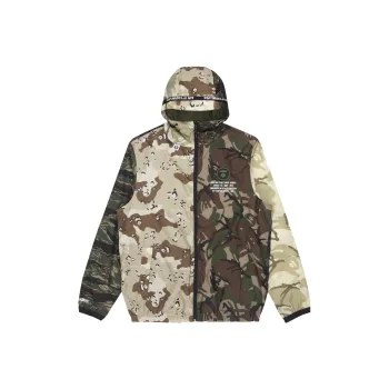 Aape Camouflage print Panelled Hooded Jacket