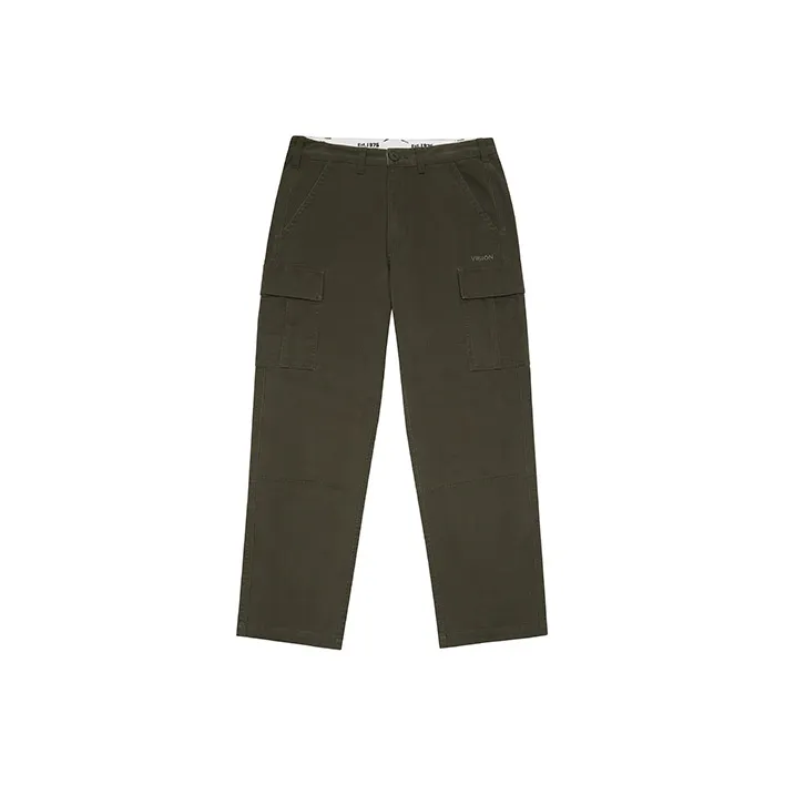 Vision Street Wear Casual Pants Unisex Army Green-0