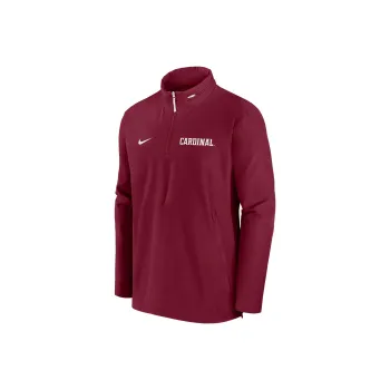 Nike Stanford Cardinal Sideline Coach Men's Nike College 1/2 Zip Hooded Jacket