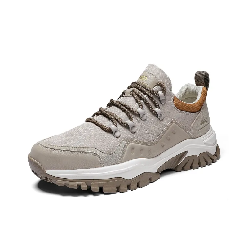 Jeep Cushioning Abrasion Resistant Slip Resistant Lightweight Low Top Hiking Shoes Men's-2