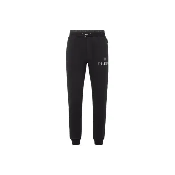 PHILIPP PLEIN Knitted Sweatpants Men Black