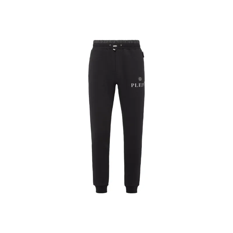 PHILIPP PLEIN Knitted Sweatpants Men Black-0