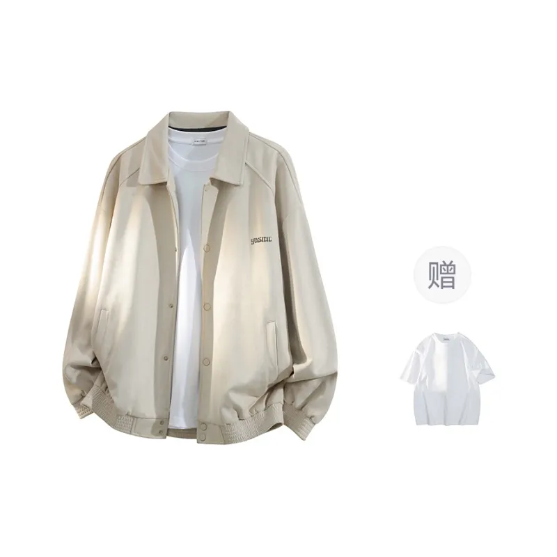 YOSICIL Jackets Coats Men's Matcha Green-10