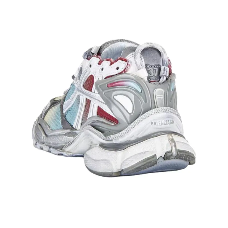 Balenciaga Runner Low Top Chunky Sneakers Women's Multicolor-3