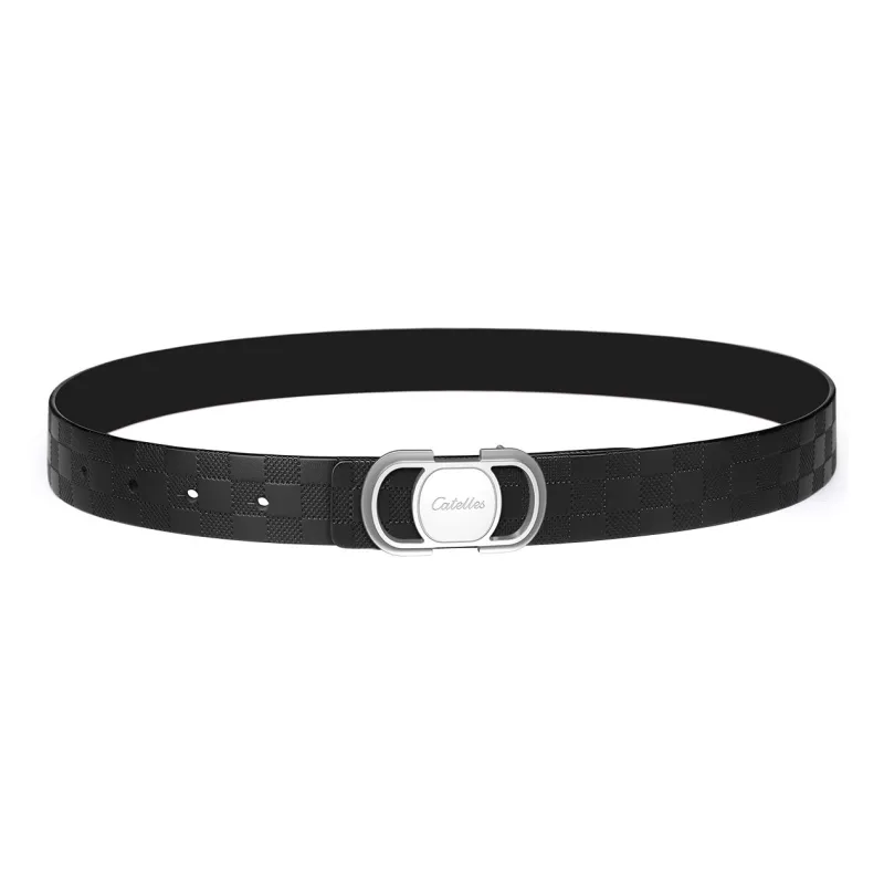 CATELLES Top Grain Cow Leather Belts Men's 3.5cm-4
