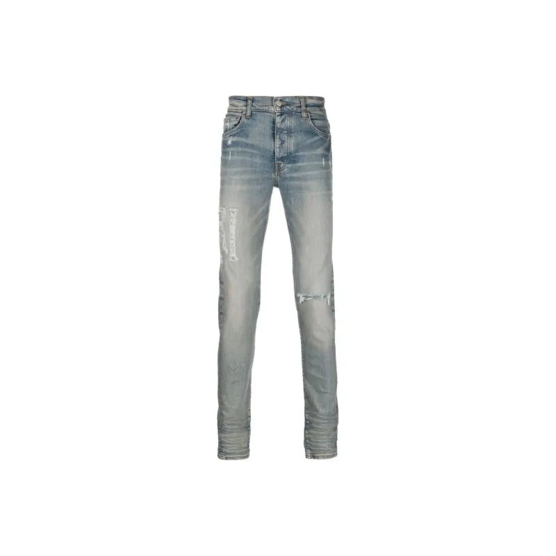 AMIRI Logo embroidered Skinny cut Jeans-0