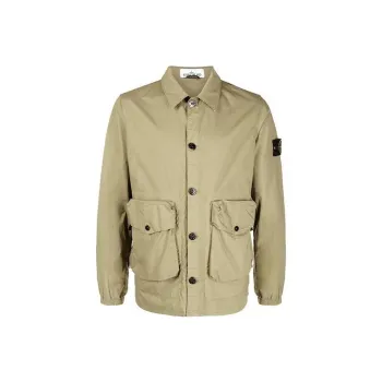 STONE ISLAND Jackets Coats Men's Green