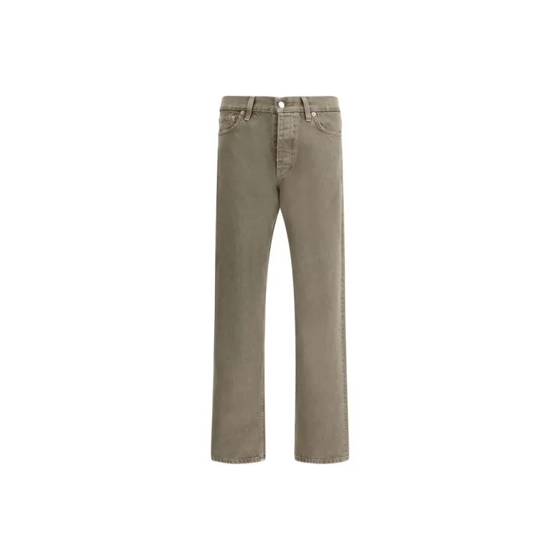 Sunflower Logo Patch Wide Leg Jeans-0