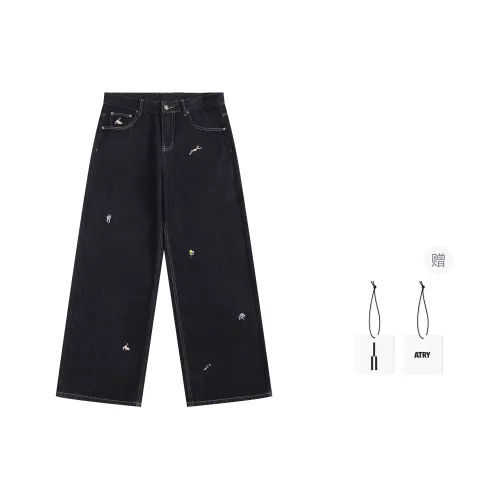 Atry Jeans Unisex Navy Blue