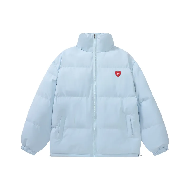 TEN MIRO Peach Heart Series Puffer Jacket Coat Unisex-4