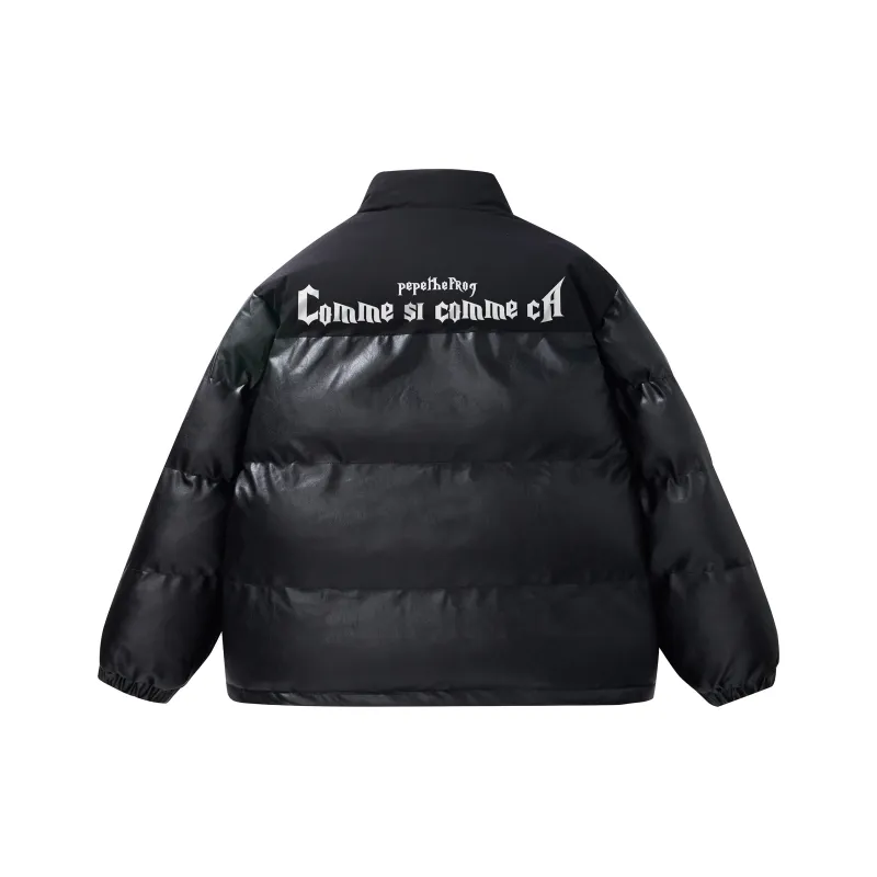 Pepe The Frog Puffer Jacket Unisex-0