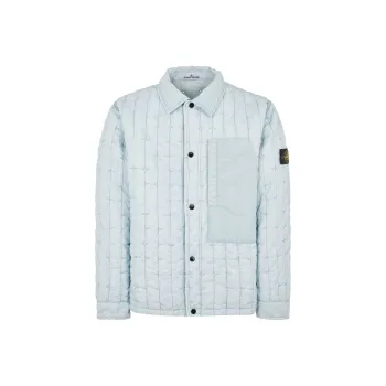 STONE ISLAND SS24 Jackets Coats Men's Ice Frost Blue