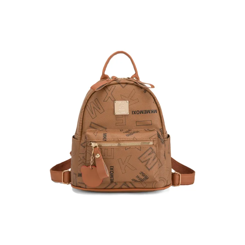 FCTOSSR PU Backpack Women's White/Black/Yellow/Brown-14
