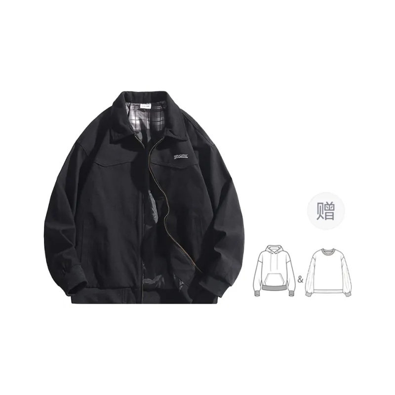 YOSICIL Jackets Coats Men's Jam Fruit Red-10