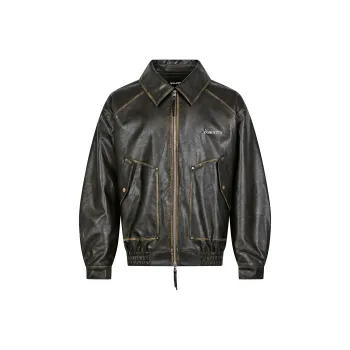 PASET Leather Jackets Unisex