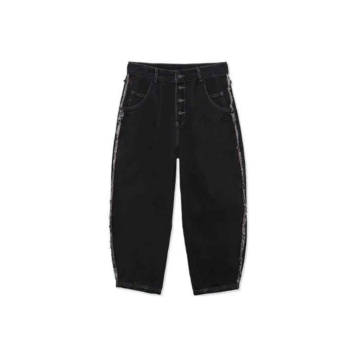 LiNing Jeans Men Black-0