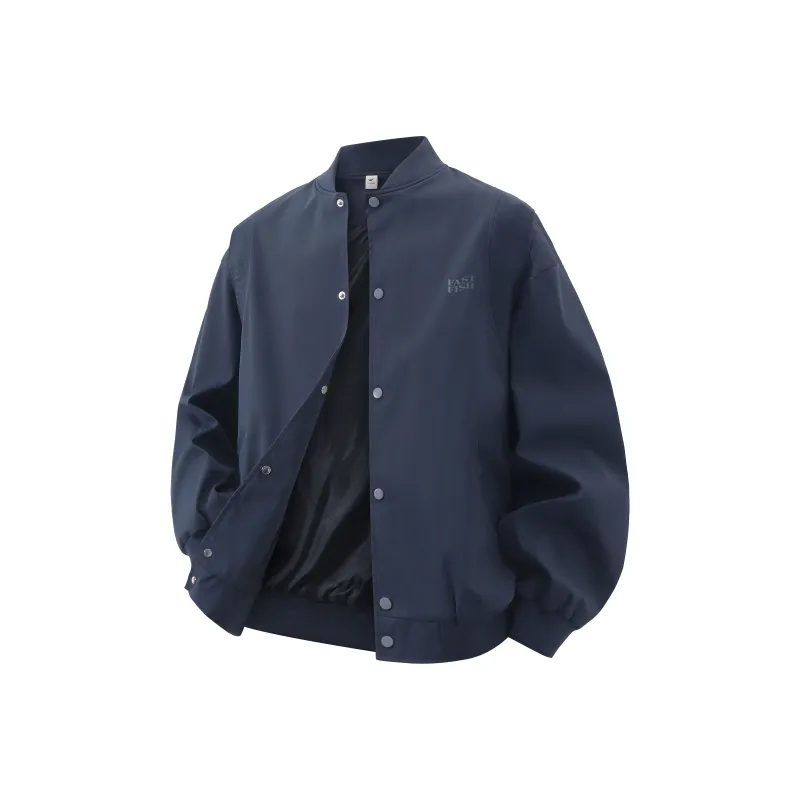 FASTFISH Jackets Coats Unisex Navy Blue-0