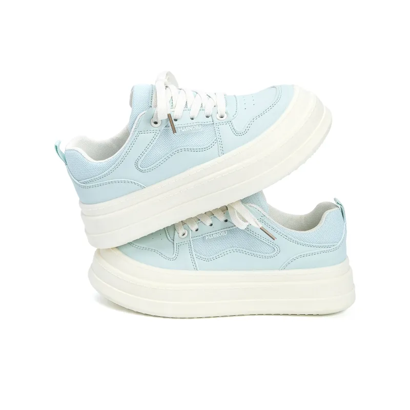 HUANQIU Coverage, Abrasion Resistant, Lightweight, And Breathable Low Top Skateboard Shoes Women's Aqua-2