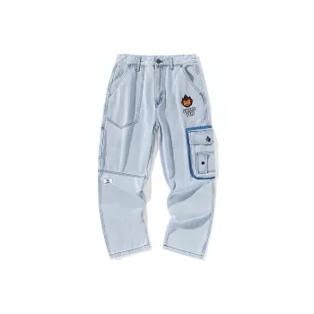 LAMLICKA Jeans Unisex Blue