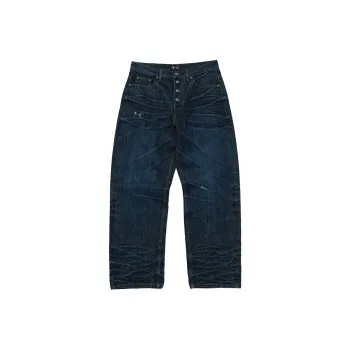 THUG CLUB Jeans Unisex Blue