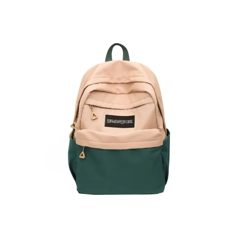 KAMLUI Nylon Backpack Regular Unisex Green & Khaki/Blue & Gray/Black & Brown-0