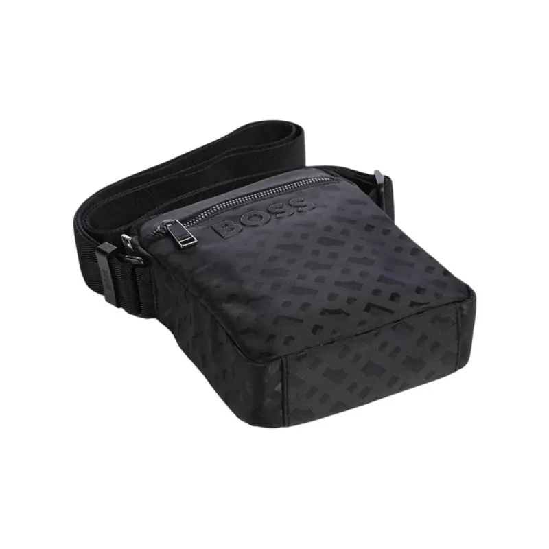 BOSS Polyester Crossbody Bag, Shoulder Bag Men's Black-2
