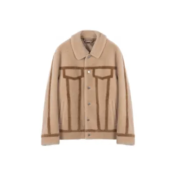 DAVID NAMAN Furs Men Khaki