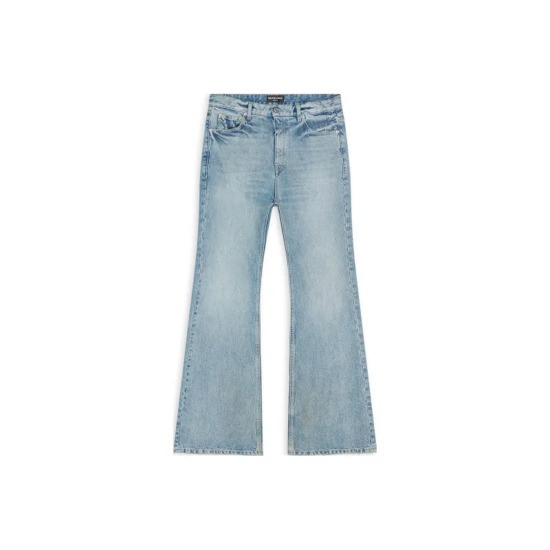 Balenciaga Flared Jeans Unisex Blue-0