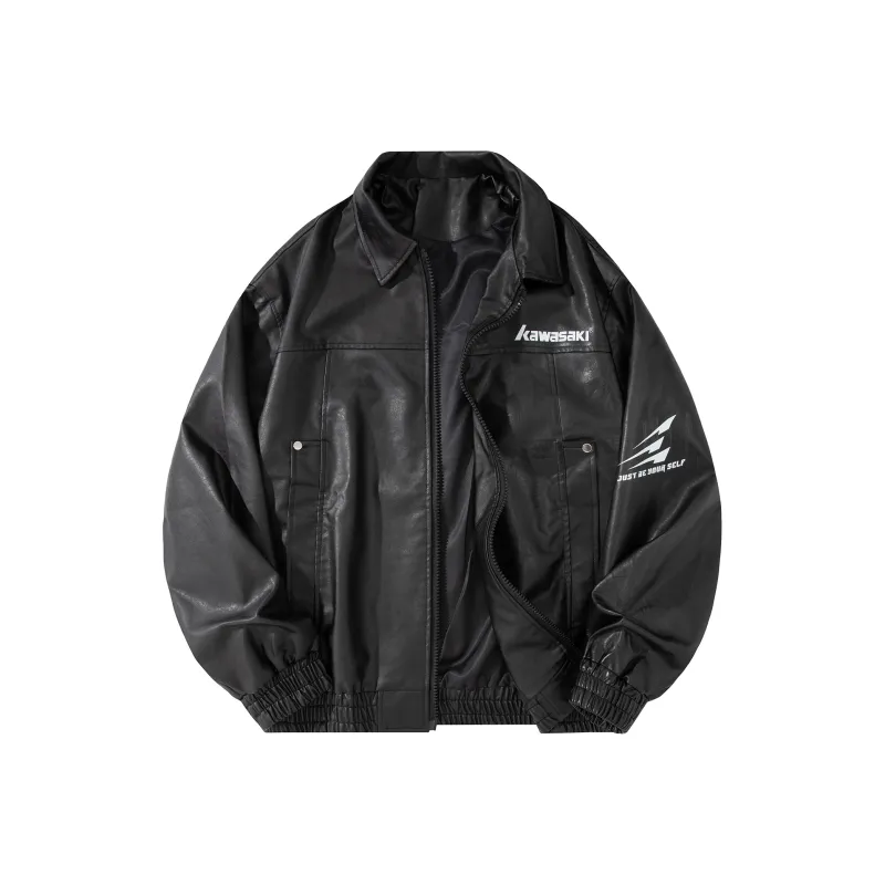Kawasaki Jackets Coats Unisex Black-0