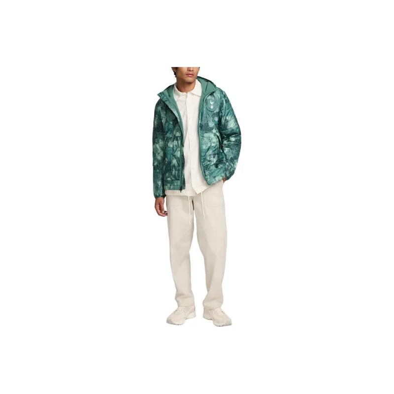 Nike Tottenham Hotspur Third Team Jackets Coats Men's Enamel Green/Bicoastal Color/Faded Pine Green/White-0