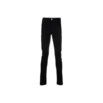Black Overdye Denim Simple Pant - Assembly New York