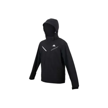 Kappa Jackets Coats Unisex Black Silver