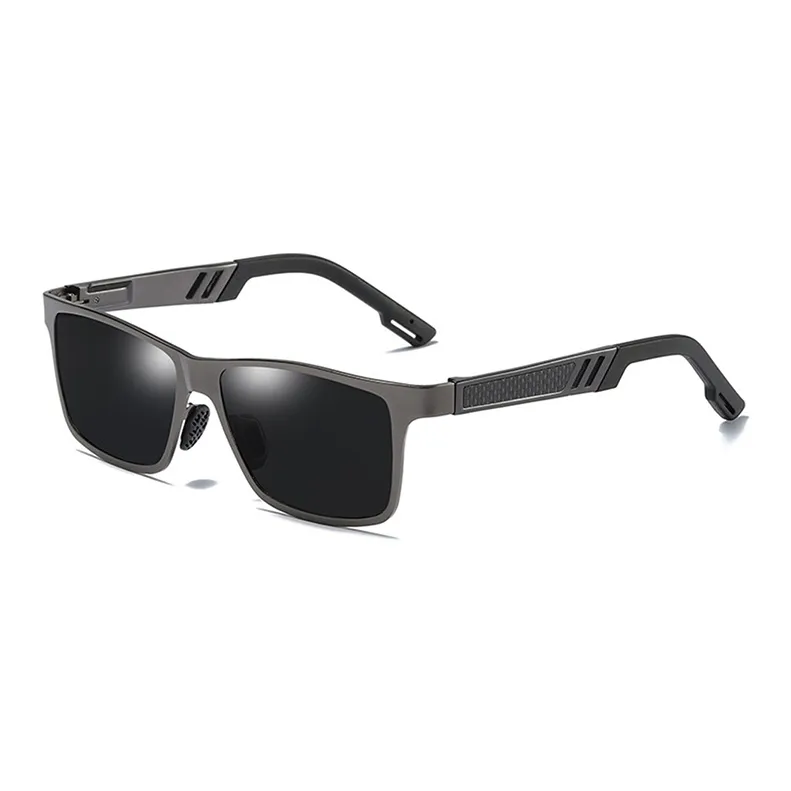 YUZHAOLIN Aluminum Magnesium Alloy Square Sunglasses Unisex-3