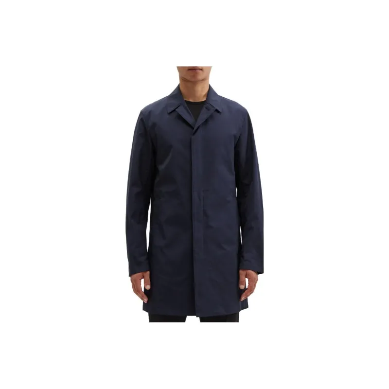 THEORY Single-breasted Cotton Coat-0