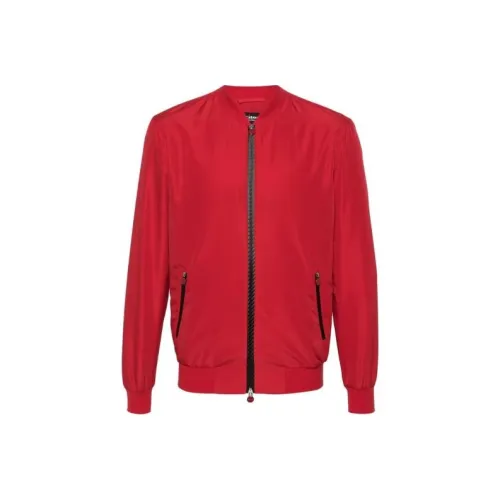 KITON Baseball collar skull Cape