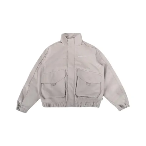 Converse Jacket Unisex Gray White