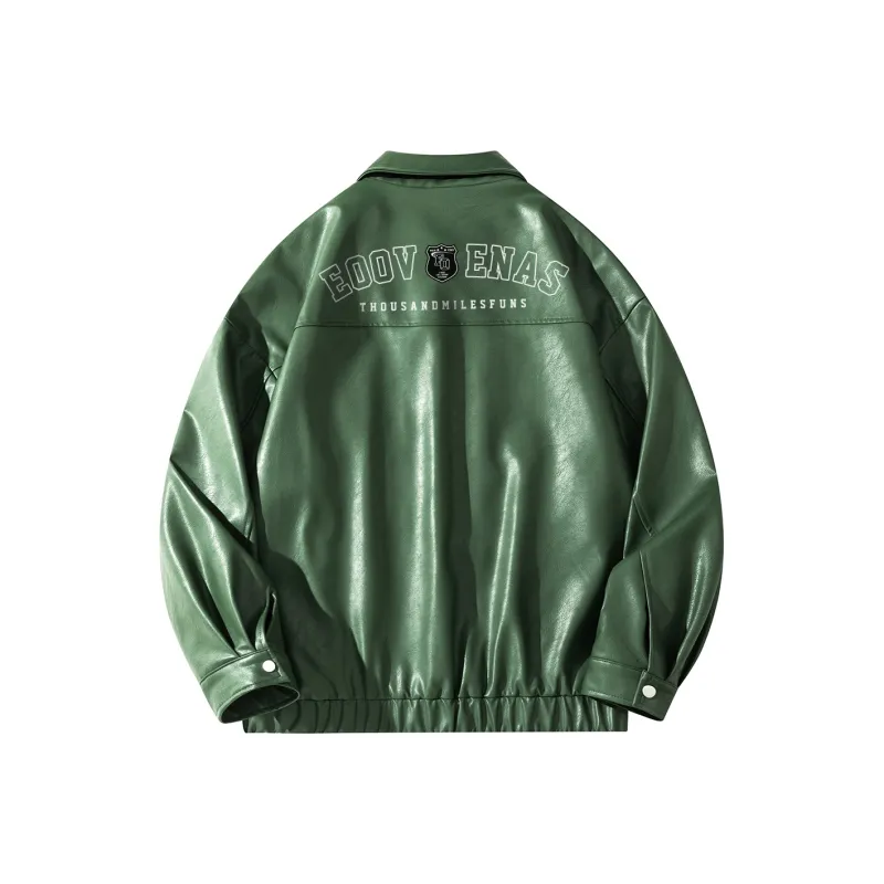 EOOVEN Leather Jackets Unisex-3