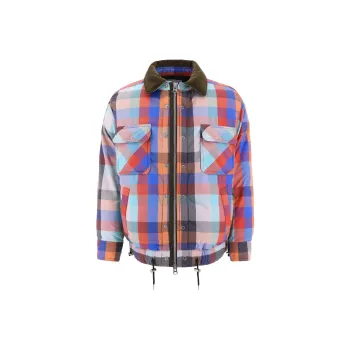 Sacai Tartan Down Jacket