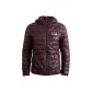 Dark Red with Silver Logo