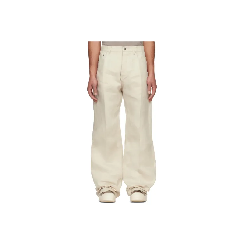 RICK OWENS Jeans Men Ecru-0