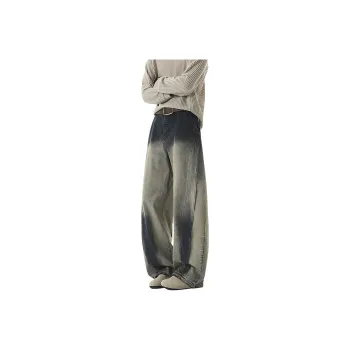 WKOOG Jeans Unisex Yellow Mud