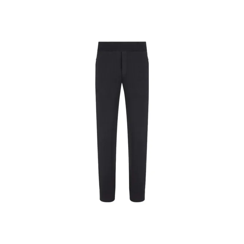 DIOR FW22 Knitted Sports Pants Men's Black-0