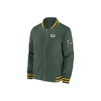 Nike Coach NFL Green Bay Packers Jackets Coats Men's Green