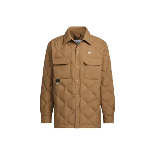 Adidas Originals FW24 Down Jacket Men Desert Brown