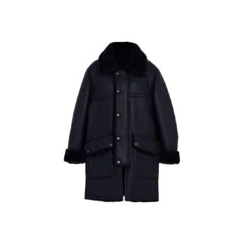 COACH Leather Jacket Coat Men's