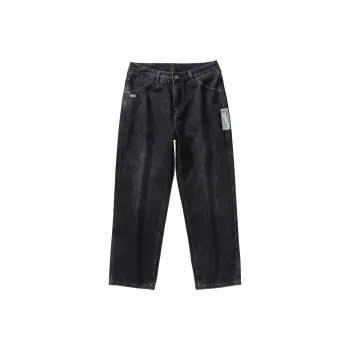 SCRM Straight Jeans Unisex Black Gray Color