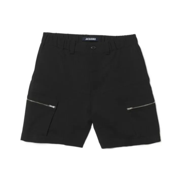 Jacquemus Cargo Pants Men Black-0